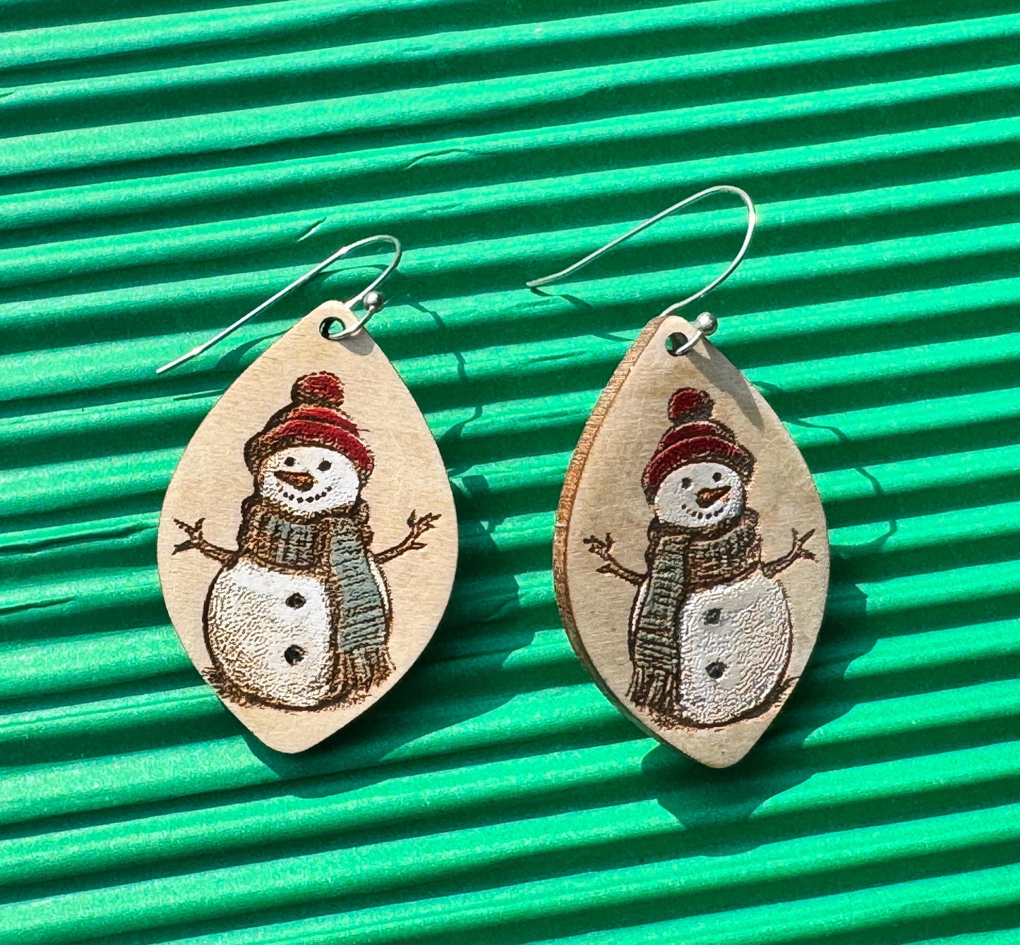 Snowman Earrings