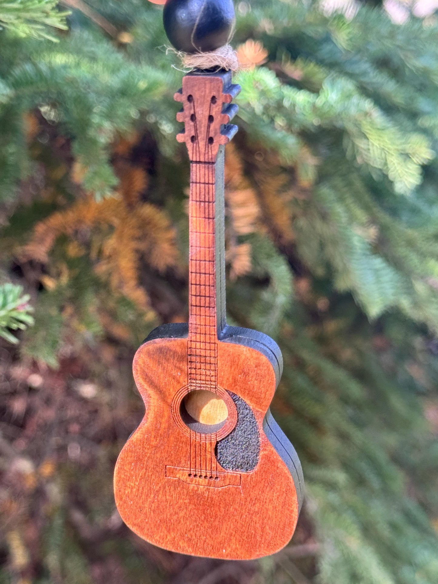 Customized Guitar-Shaped Ornament