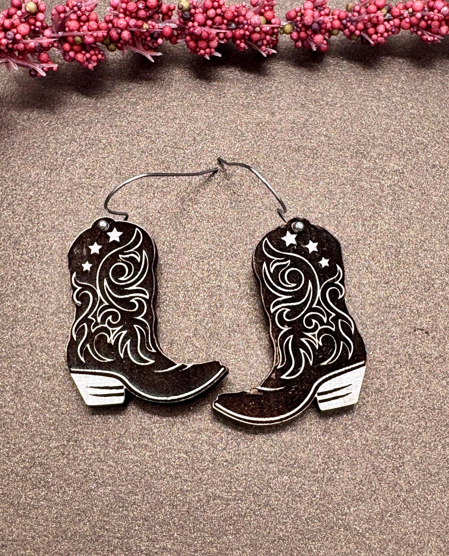 Adorable Cowboy Boot Earrings