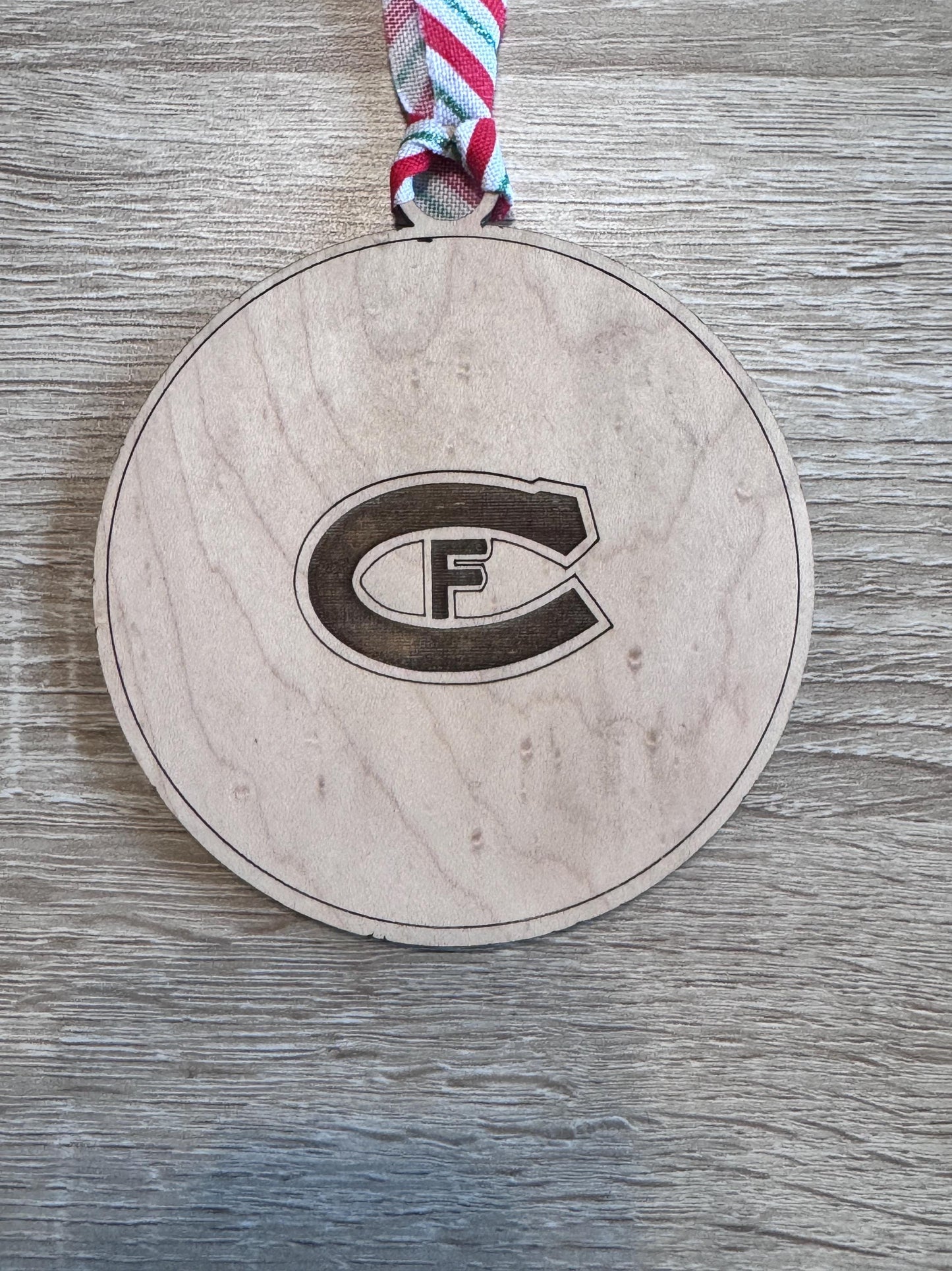 Personalized 3x3 Maple Wood Ornament – Custom Photo & Engraving