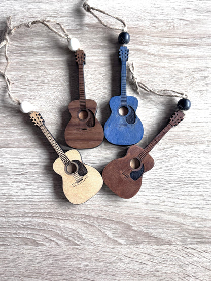 Customized Guitar-Shaped Ornament