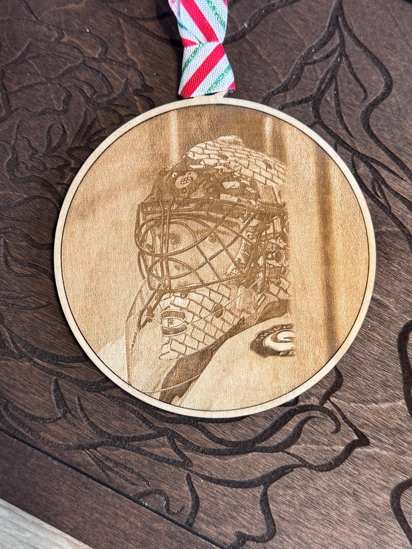 Personalized 3x3 Maple Wood Ornament – Custom Photo & Engraving