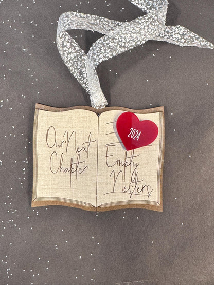 Next Chapter Ornaments - For all the turns in our lives