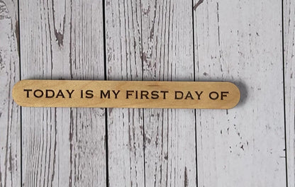 Personalized Back to School Dry Erase Sign | Custom Wooden First & Last Day Photo Prop